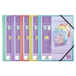 3-klepsmap Exacompta 55279E Kleurenassortiment