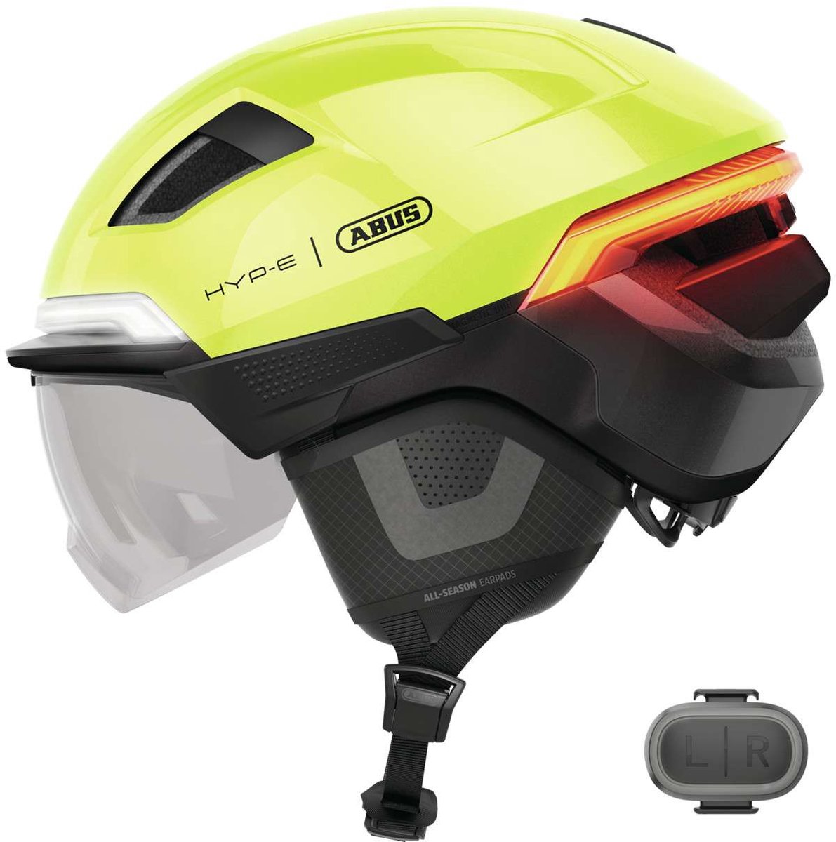 ABUS smart helm hyp-e ace signal yellow s 51-55cm