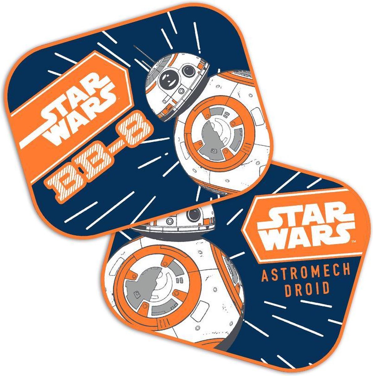 EINPARTS AUTOMOTIVE Disney zonneschermen star wars bb8 44 x 35 cm 2 stuks