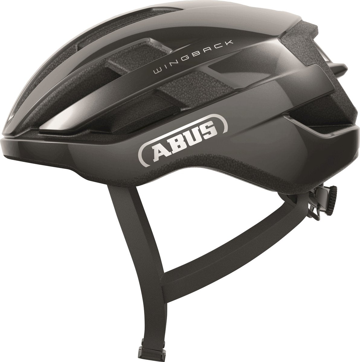 ABUS Fietshelm wingback titan s - 51-55 cm - zilver - geschikt voor gebruik op racefietsen - gravelbikes - 230 g