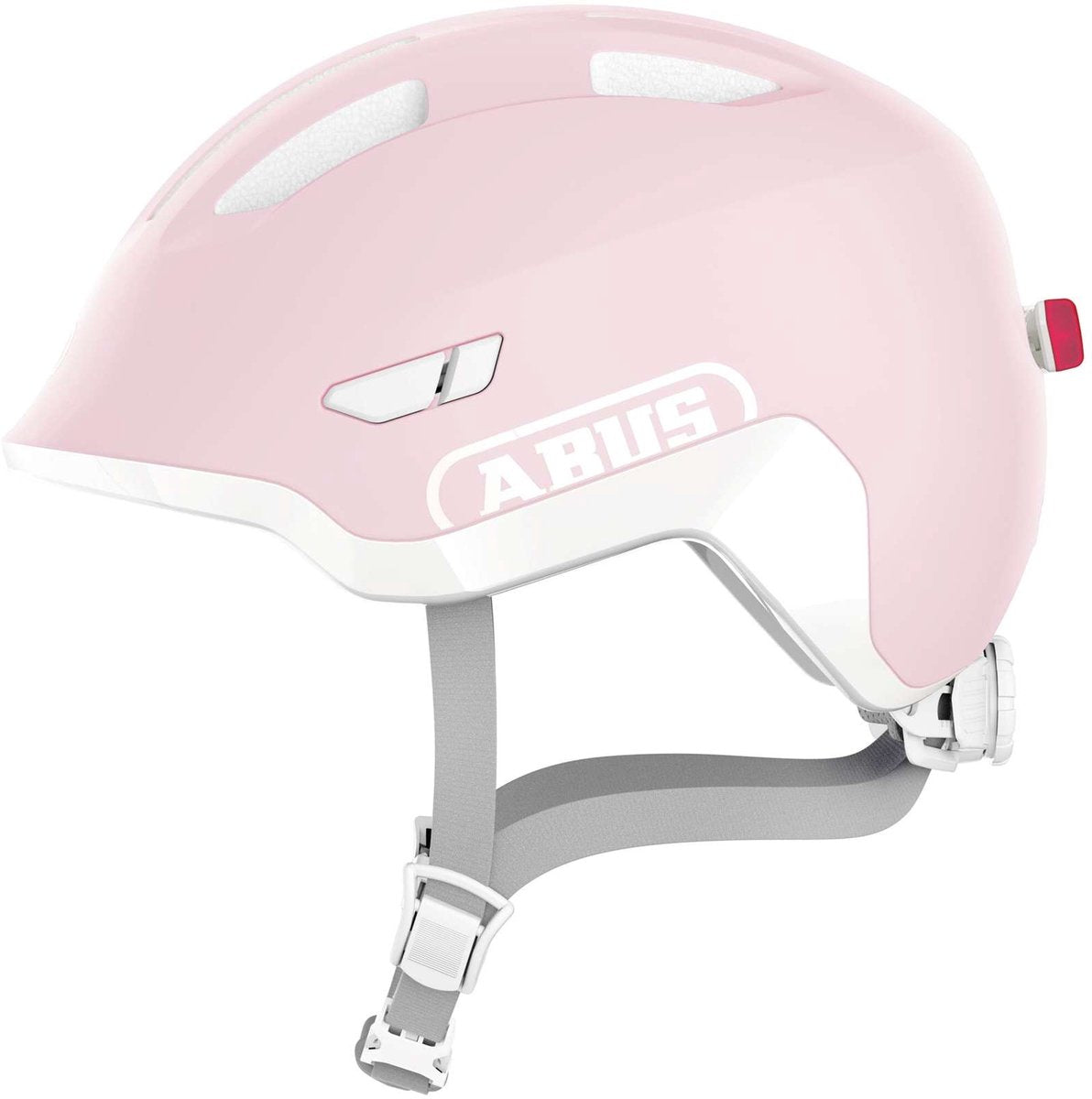 ABUS Fietshelm smiley 3.0 ace led pure rose m - 50-55 cm - pink - geschikt voor gebruik op kinderfietsen - 250 g