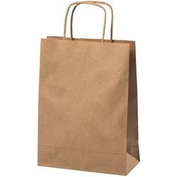 Papieren zak XS Bruin 3,5 l 180x80x240 mm