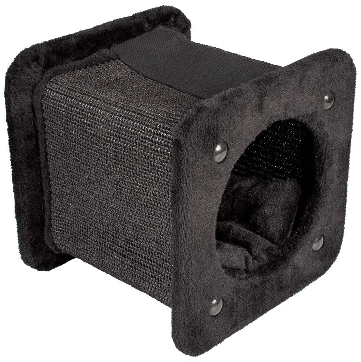 Duvo Plus relax! krabtunnel square 30x30x28cm zwart
