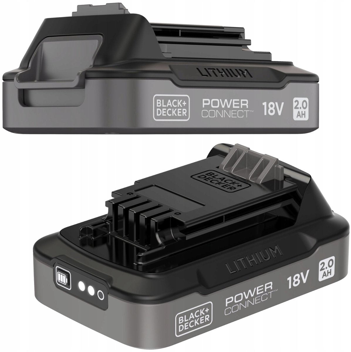 BLACK+DECKER accessoires - 18v li-ion accu 2.0 ah bdl2018s-xj