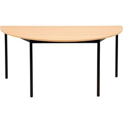 Halfronde tafel SODEMATUB FT168DERO-1111 Beuken Zwart