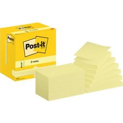 Sticky Z-Notes Post_it R350 KG 76x127mm Geel
