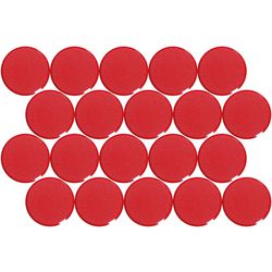 Whiteboard-magneten MAUL 6178125 Rood Pak van 20 stuks