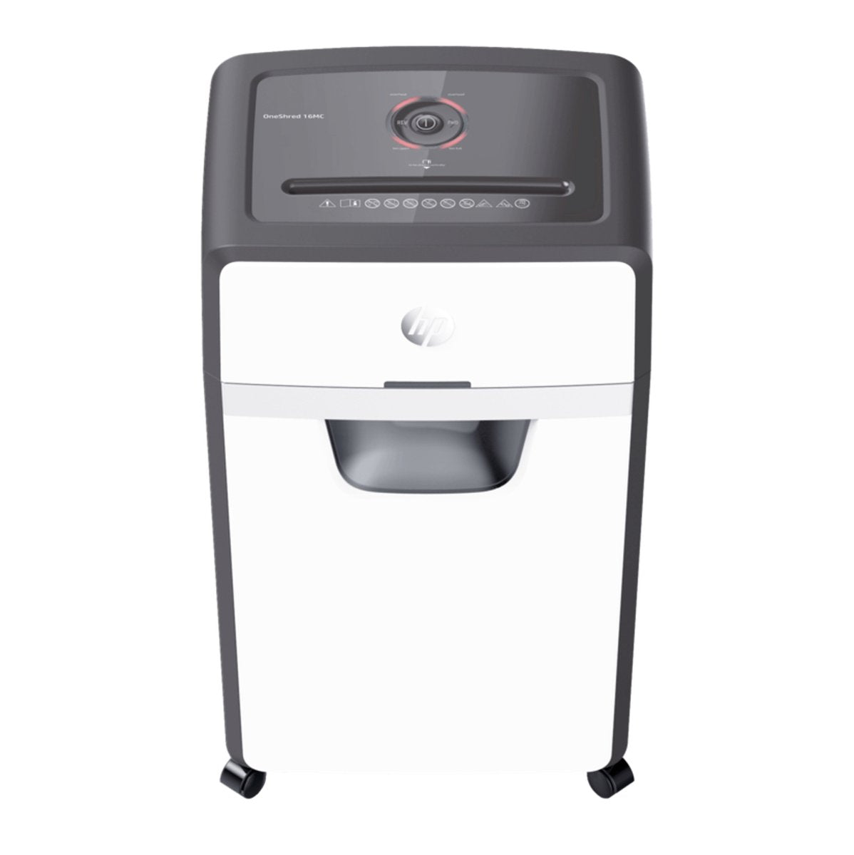 HP oneshred 24cc papierversnipperaar - shredder - beveiligingsniveau p-4 - 24 vel din a4 - cross cut - 30 liter - professioneel - kantoorgebruik - wit