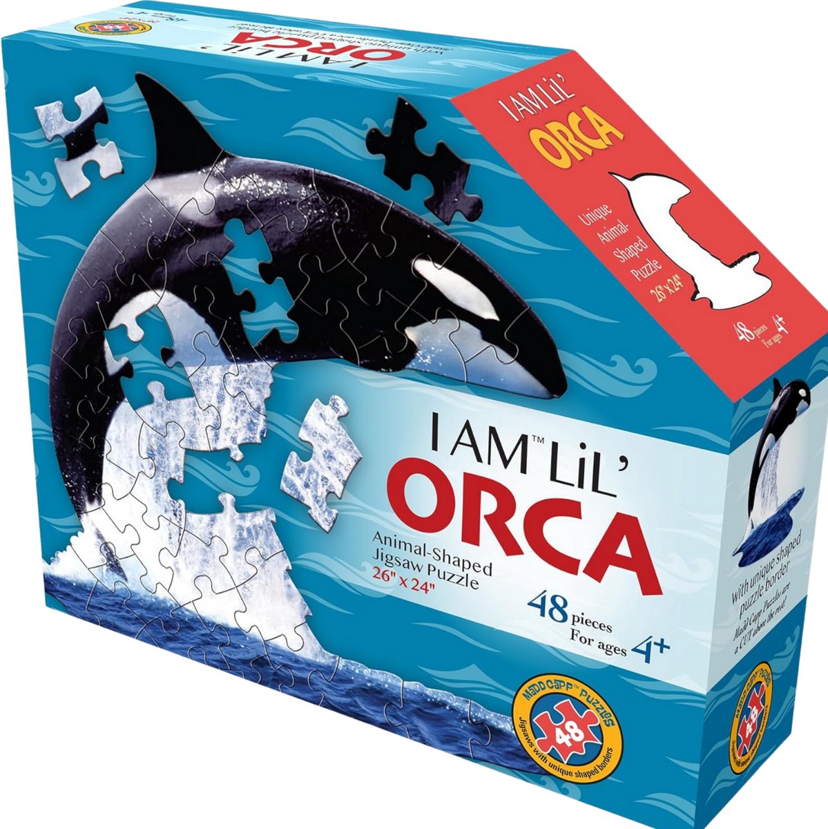 MAD CAPP legpuzzel orka 48 stukjes voor kinderen vanaf 4 jaar.