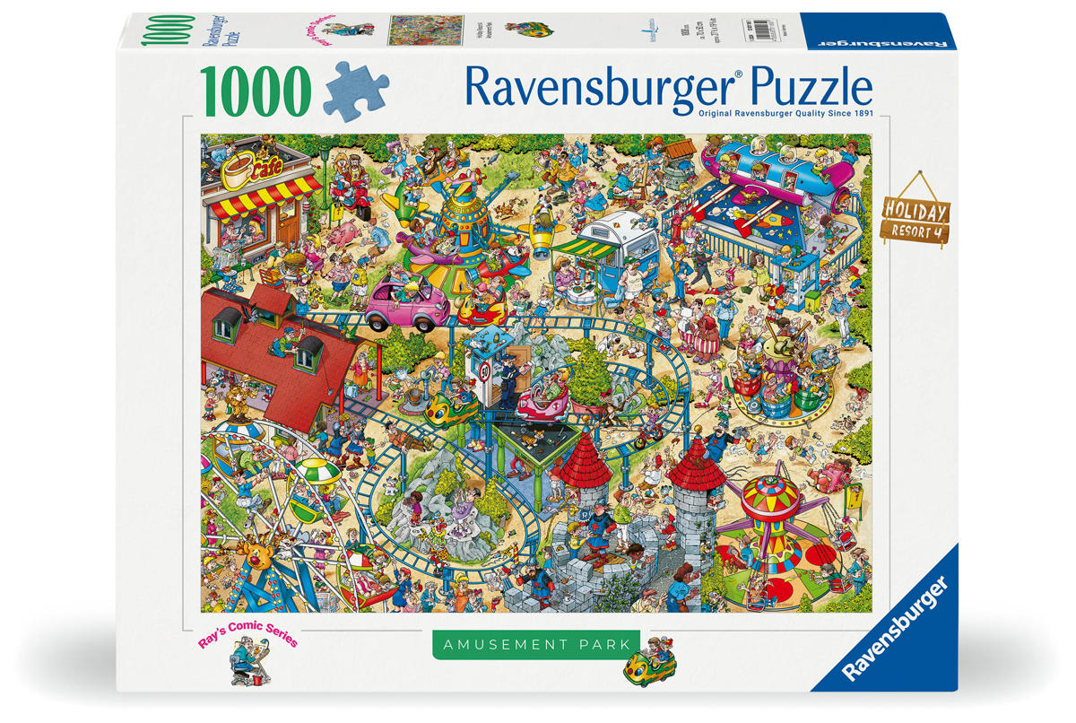 Ravensburger ray's comic series - holiday resort 4: the amusement park - legpuzzel
