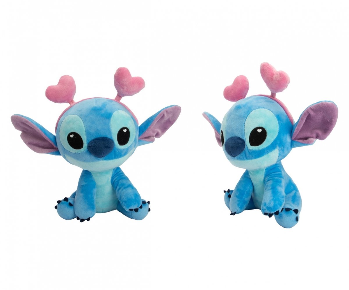 Lilo Stitch stitch love unisex pluchen figuur - blauw - standard