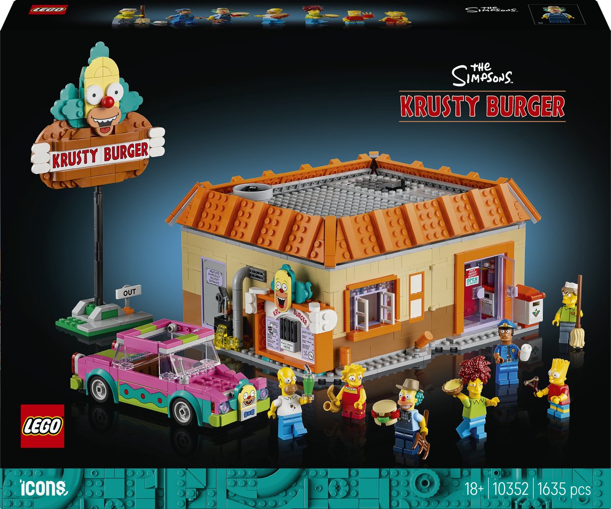 LEGO ® icons the simpsons™: krusty burger - 10352