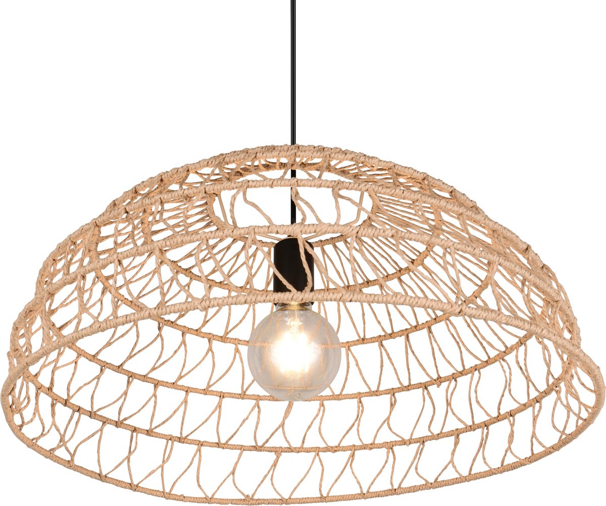 RL LIVE YOUR LIGHT Reality paulette - hanglamp - zwart mat - excl. 1x e27 4 w - plafondbevestiging - in hoogte verstelbaar - casalum