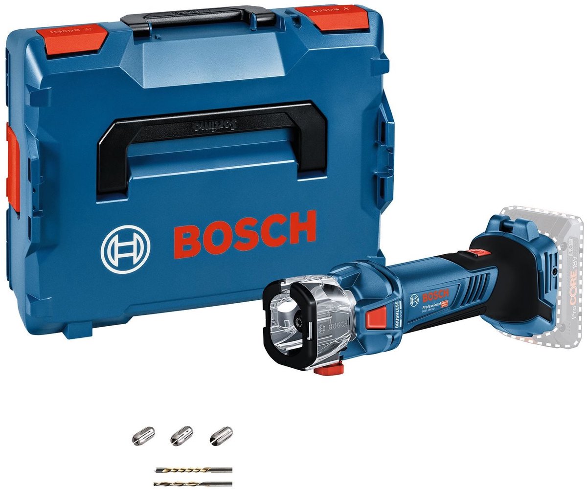 Bosch Affleureuse pour plaquiste gcu 18v-30 (solo) dans l-boxx - 06019k8002