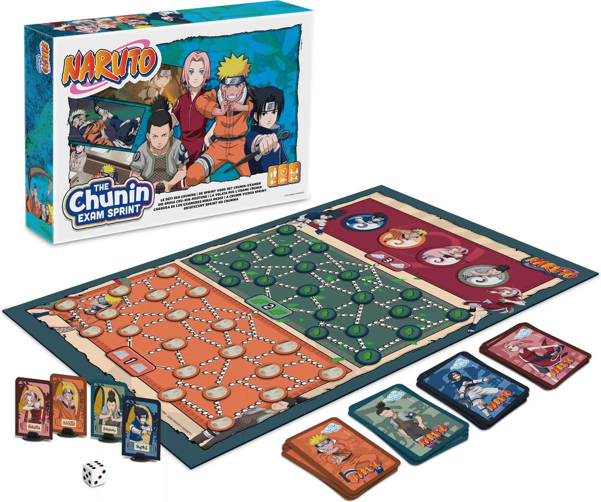 Cartamundi Naruto: de sprint voor het chunin-examen bordspel