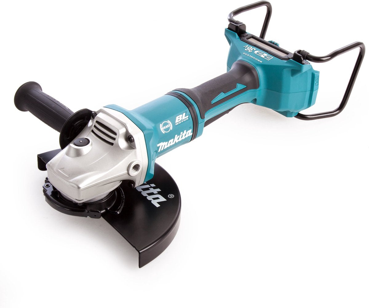 Makita Dga900z 2x18v = 36v haakse slijper 230mm body | zonder accu's en lader