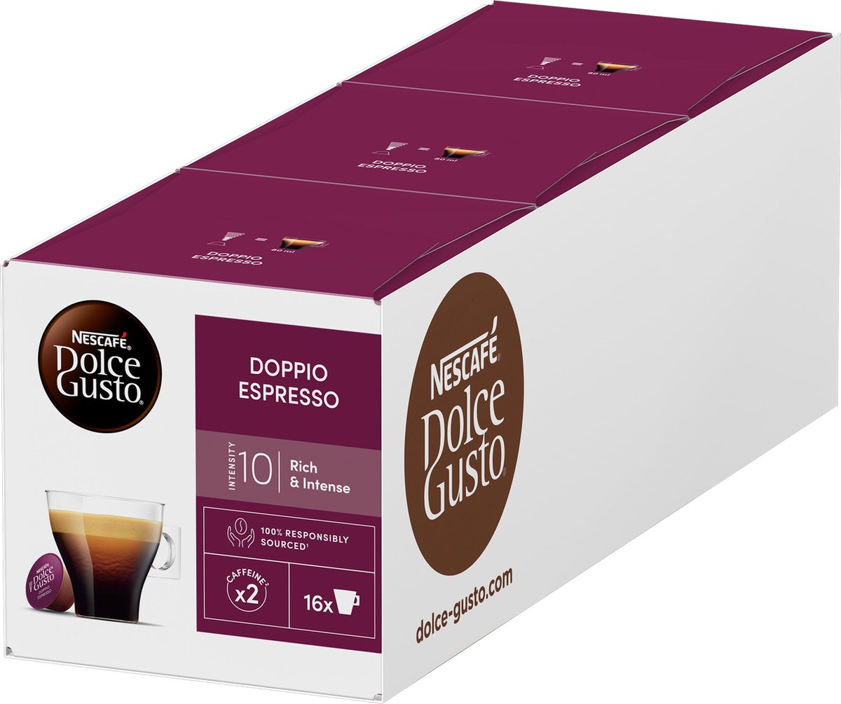 NESCAFÉ Dolce Gusto capsules doppio - 48 koffiecups voor 48 koppen koffie