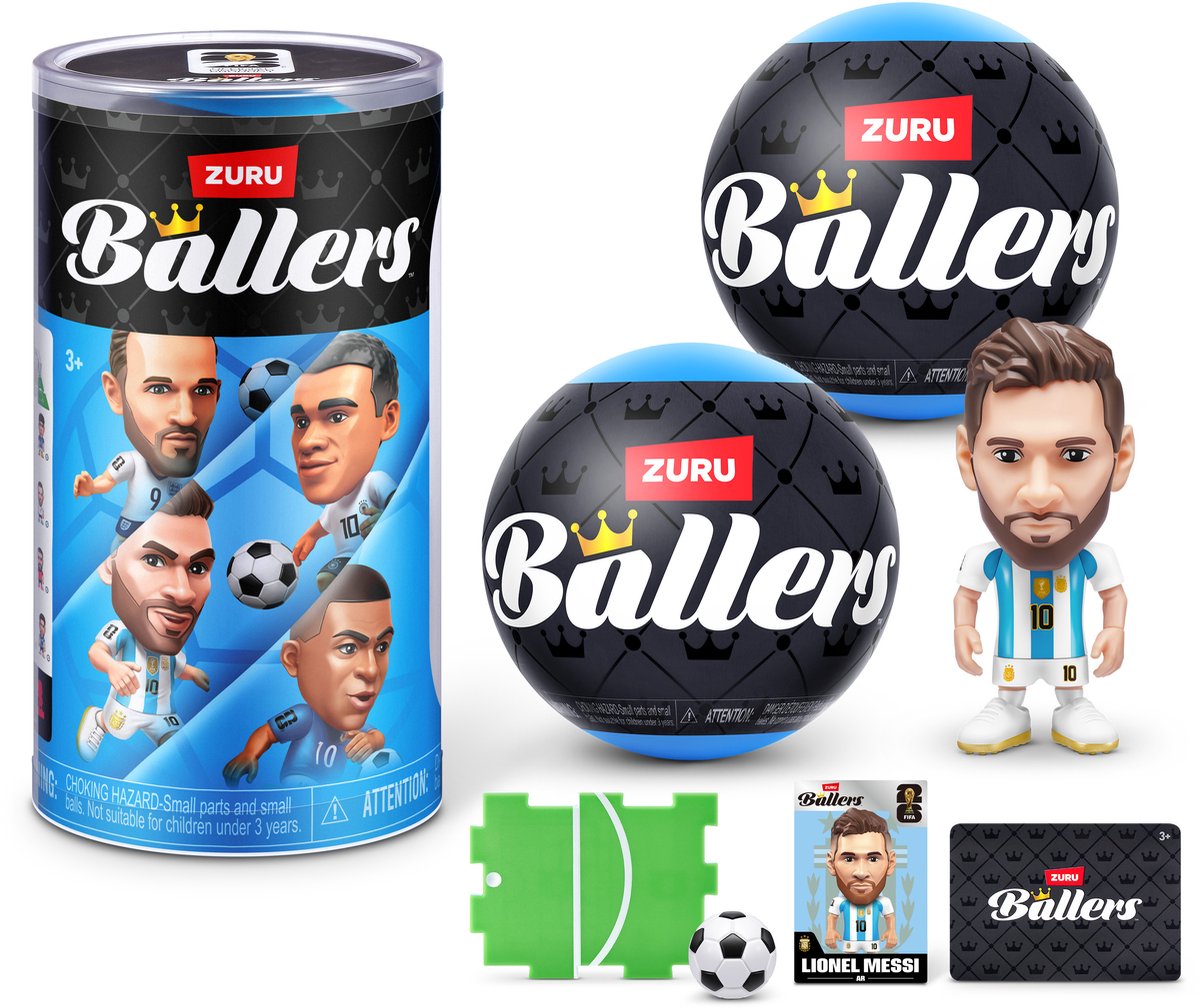Mini Fifa world cup 2026 series 1 - 2-pack - zuru ballers verrassingsbal met voetbalspeler