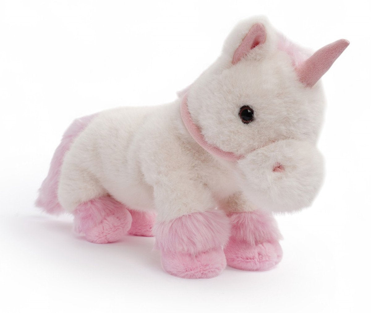 ONE LOVE knuffel - eenhoorn spirit - 40cm - wit en roze - 0 jaar