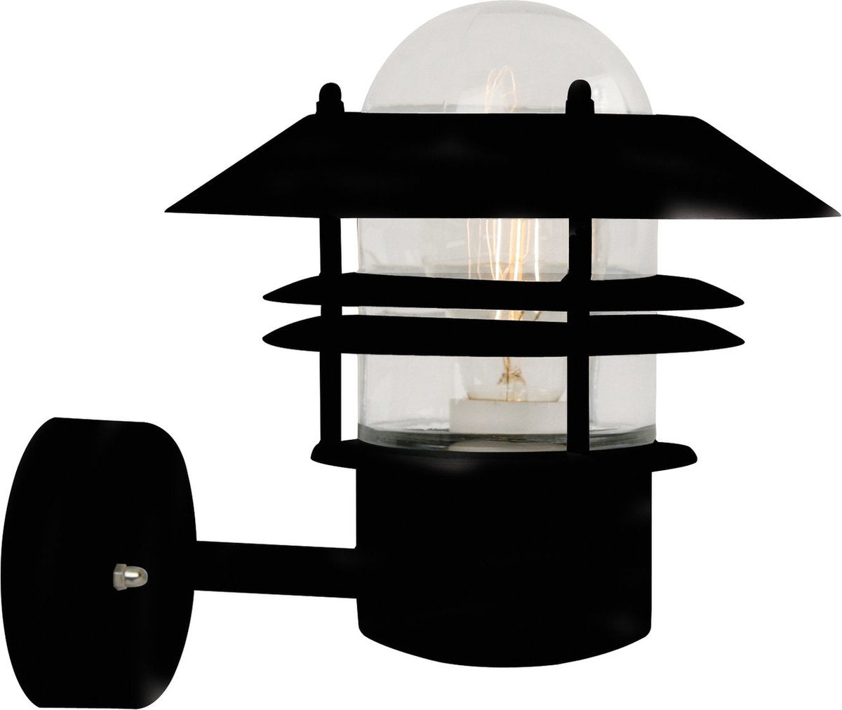 Nordlux blokhus-wandlamp-up-e27-zwart