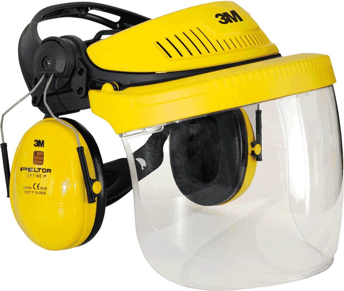 3M ™ peltor g500 hoofdsetcombinatie voor industrie - geel