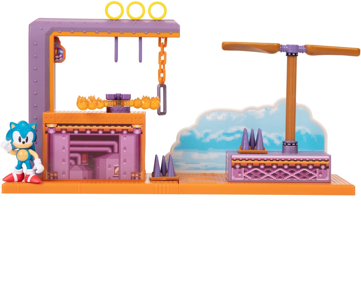 Jakks Sonic - vliegende batterijen speelset inclusief sonic-figuur