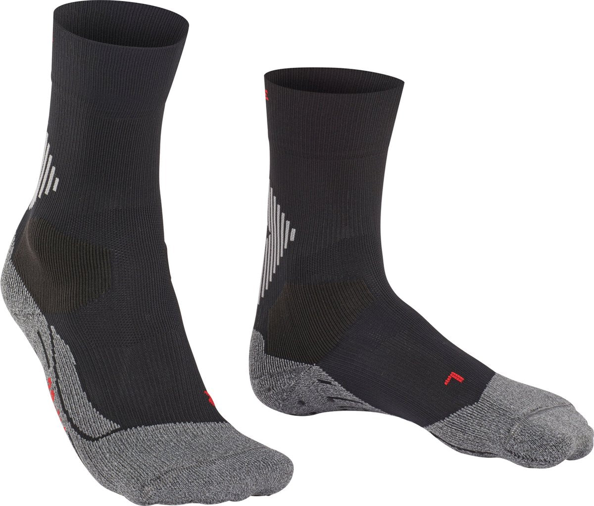 FALKE 4grip stabilizing anti blaren, anti zweet functioneel garen sportsokken unisex zwart - maat 39-41