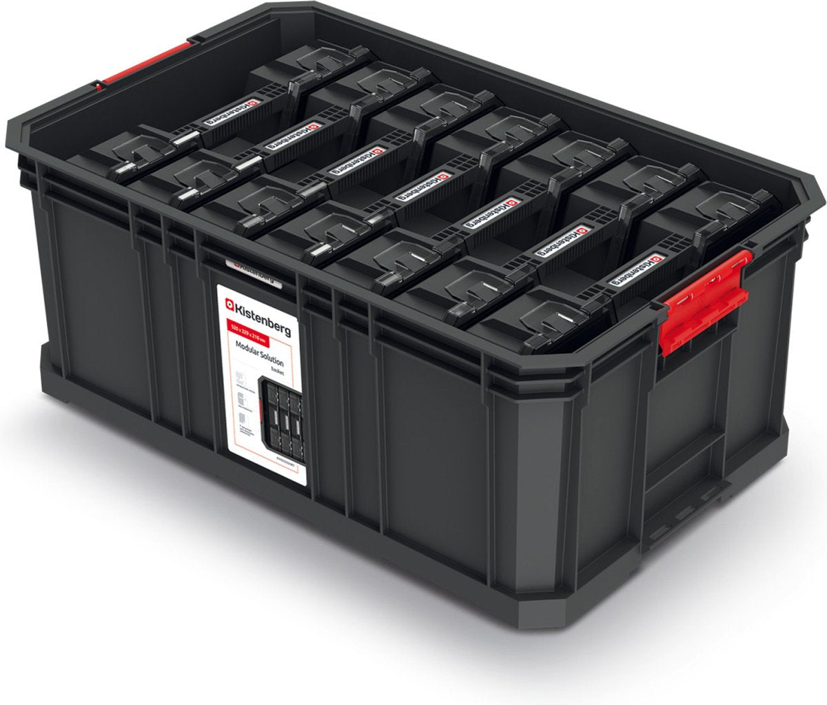 KISTENBERG - gereedschapsorganiser sorteerdoos - modulaire 20 mand