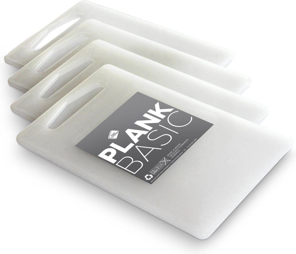 Inno Cuisinno - snijplank - basic - set 4 stuks - 25x15cm