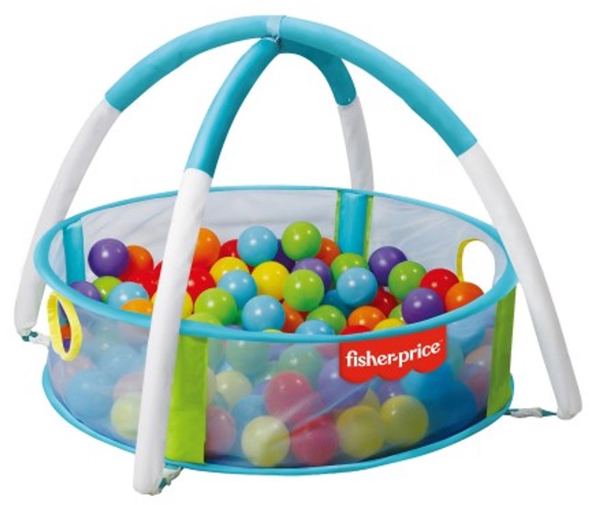 Fisher-Price Fisher price - ballenbak met boog - 25 ballen inbegrepen - diameter 72 centimeter -speelfunctie ter ontwikkeling oog hand coordinatie