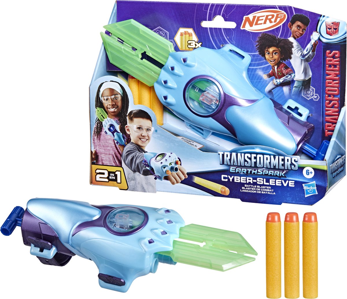 NERF transformers earthspark cybersleeve - blaster