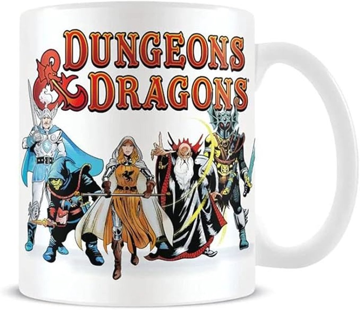 Pyramid International dungeons dragons mok beker retro group cups mok bekers