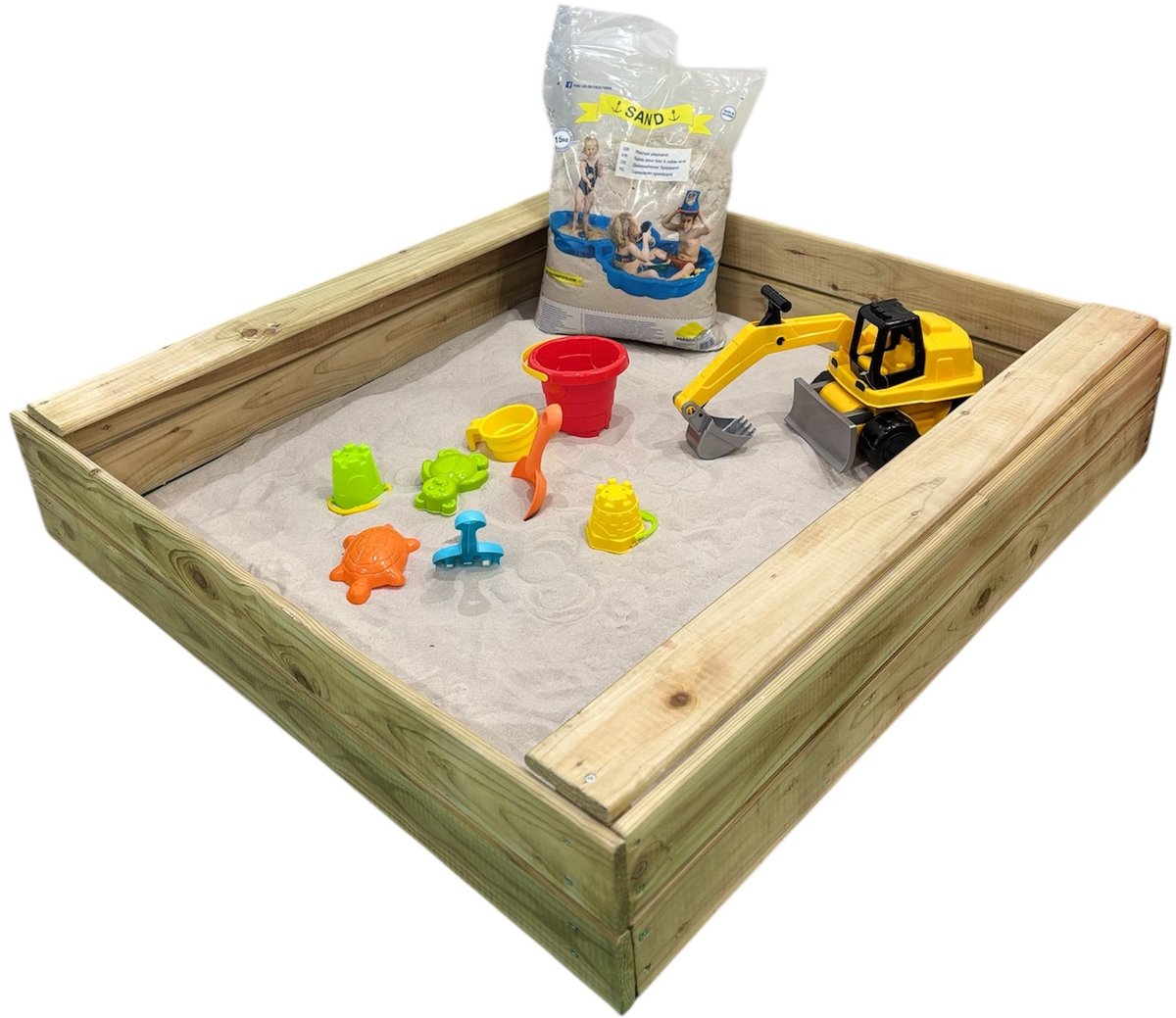 Paradiso Toys Wooden sandpit