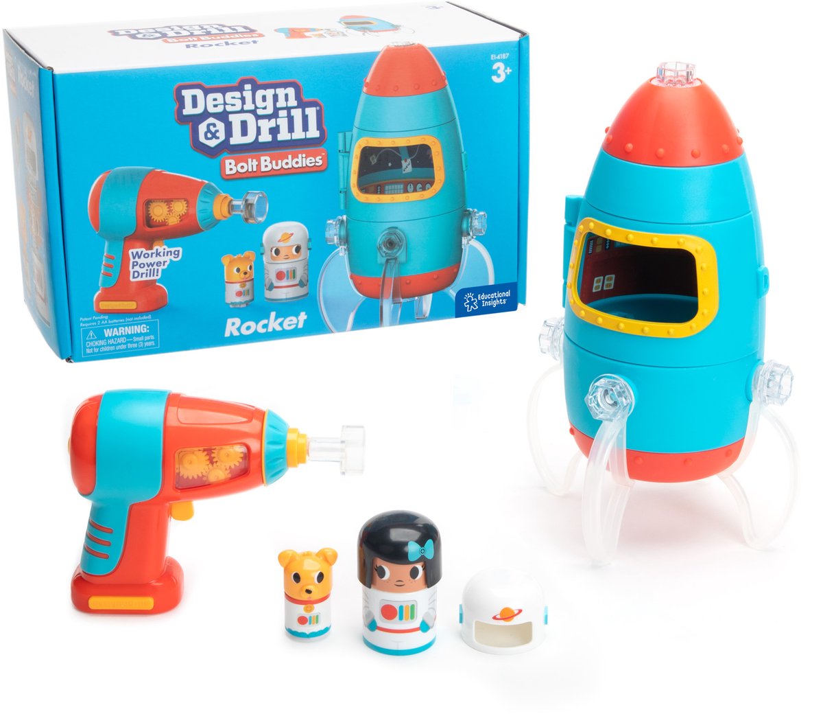 Learning Resources design drill rocket - 1+
