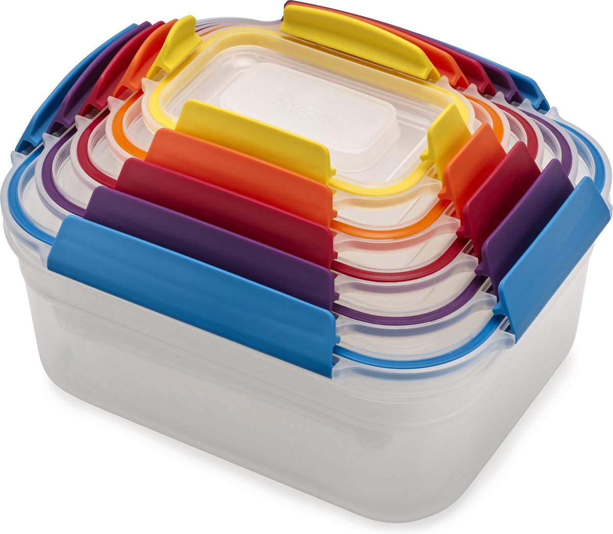 Joseph Joseph nest lock - vershouddozen - makkelijk te stapelen - 5 stuks - multikleur