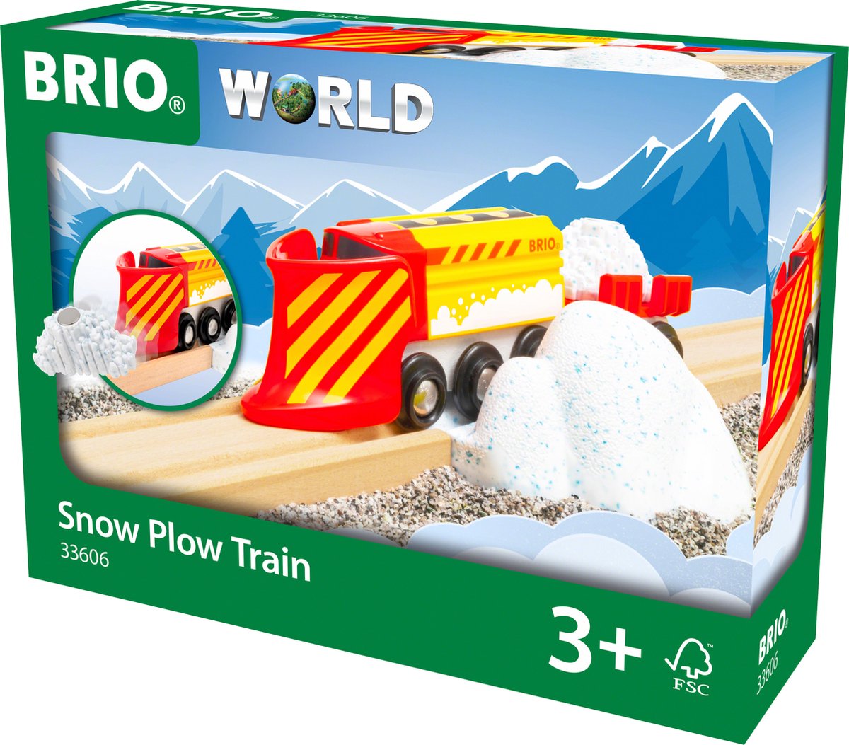BRIO sneeuwschuivertrein - 33606
