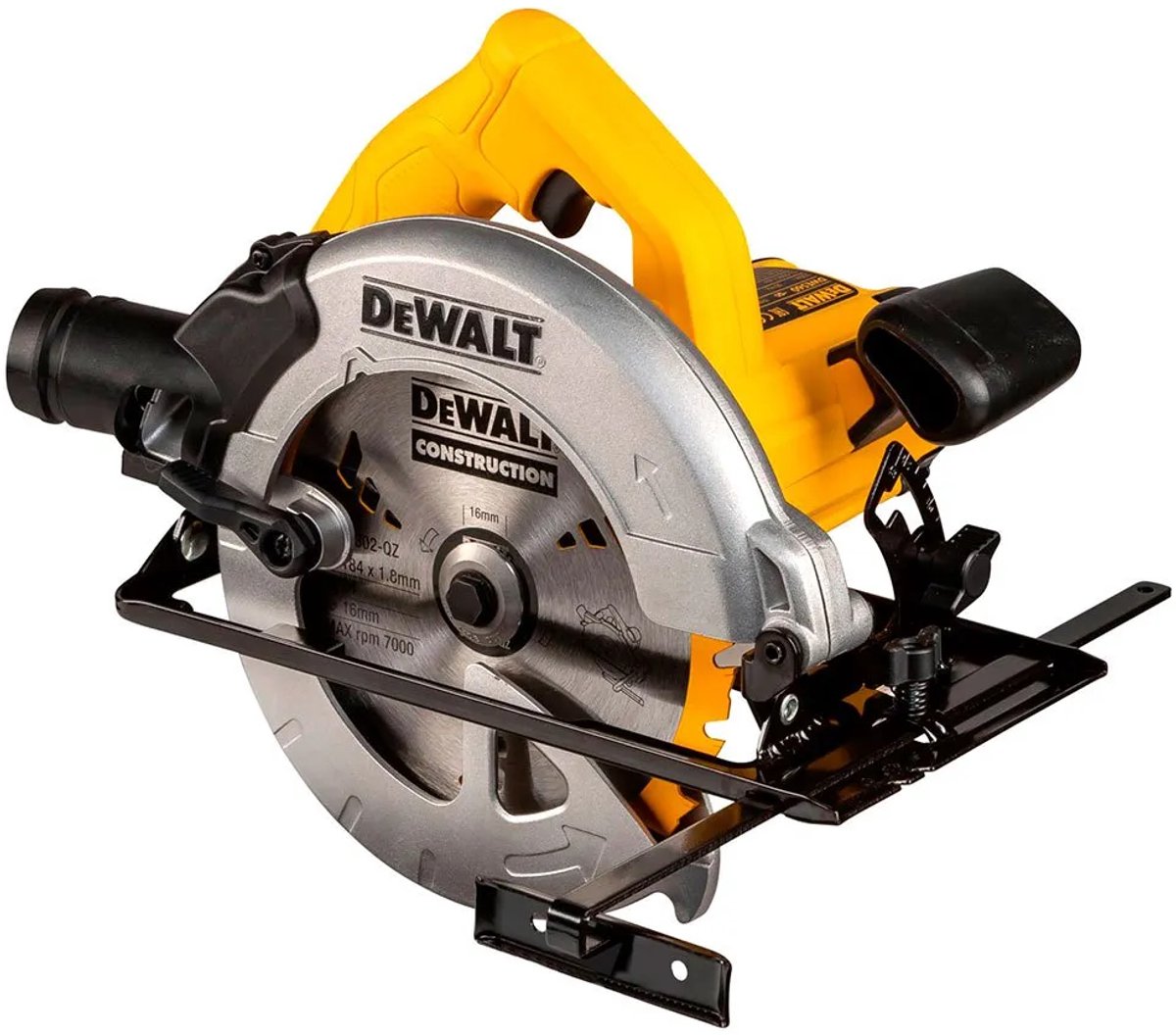 DeWalt dwe560 65mm doc compacte cirkelzaag 184 millimeter