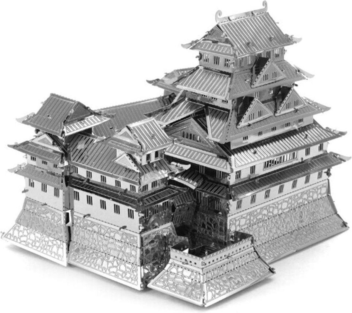 Metal Earth himeji kasteel 3d modelbouwset 7,2 cm