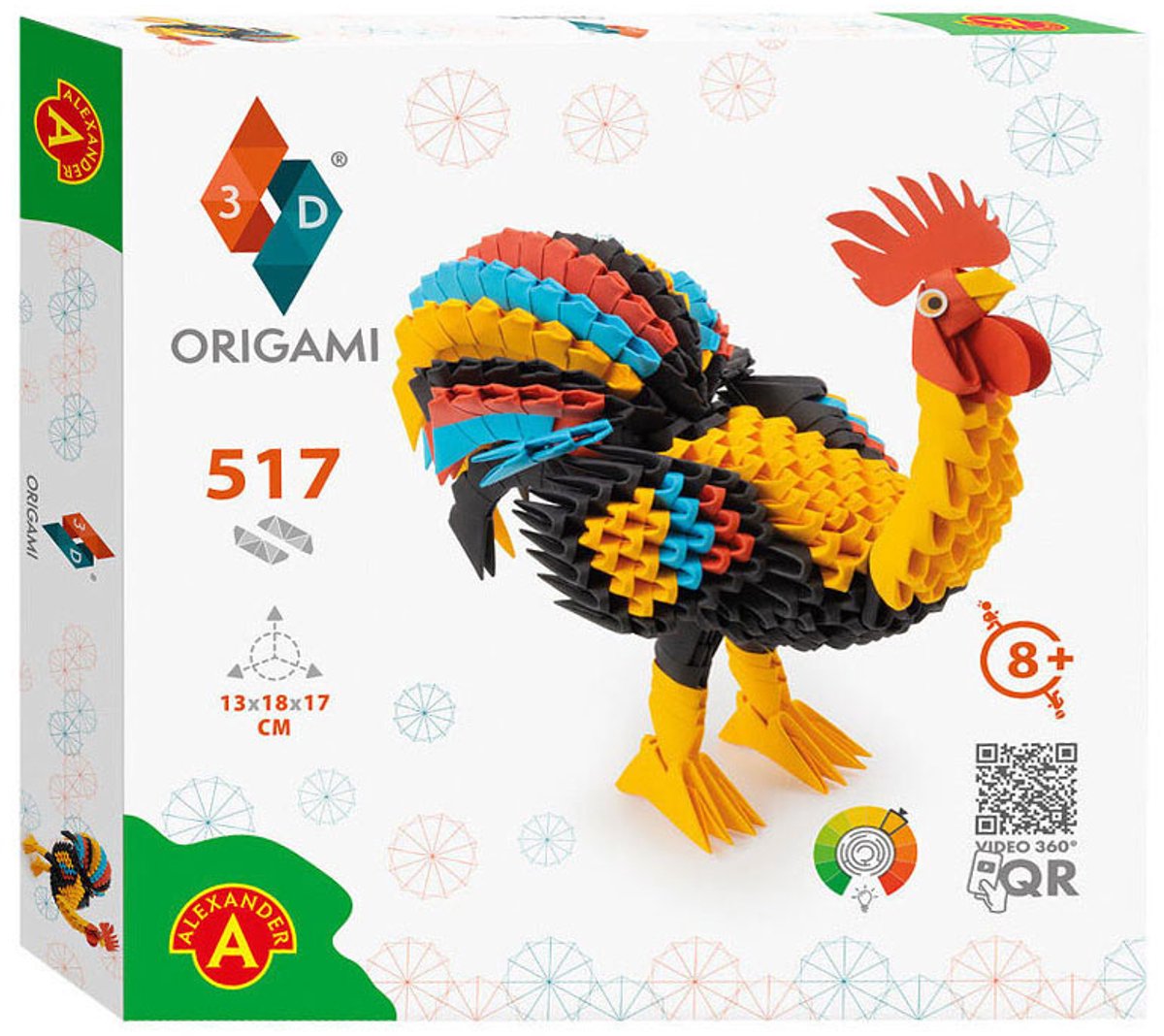 Alexander Toys Origami 3d haan, 517dlg
