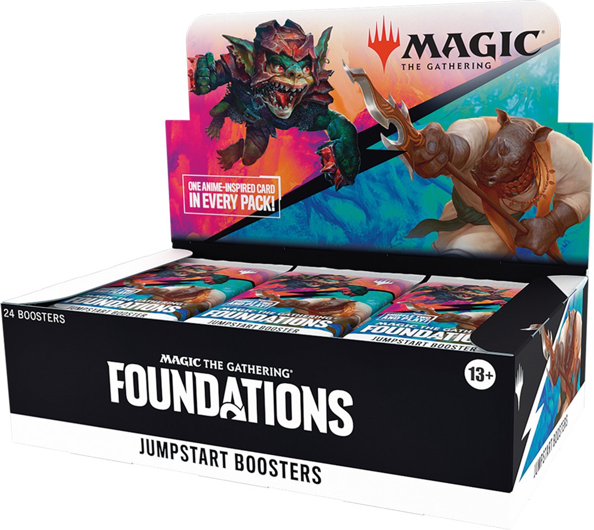 Magic The Gathering Magic: the gathering foundations jumpstart booster box - 24 packs (2-player card game, just shuffle play)