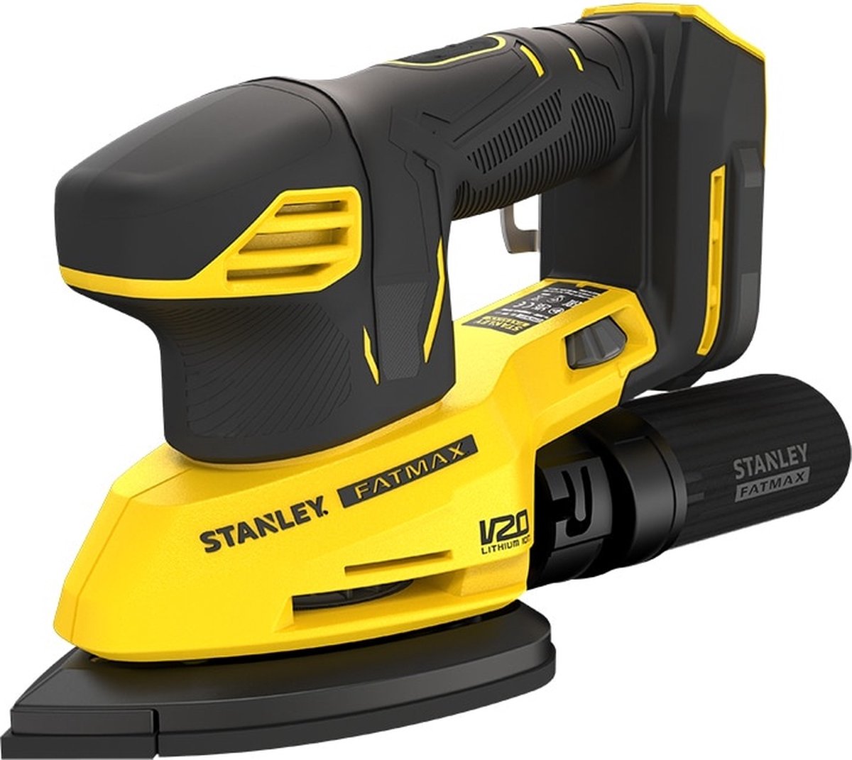 STANLEY fatmax v20 18v detailschuurmachine (zonder accu en lader) sfmcw221b-xj