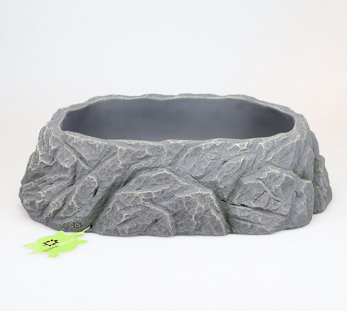 Terra Della big bowl badschaal grijs l - 41x30,5x11cm