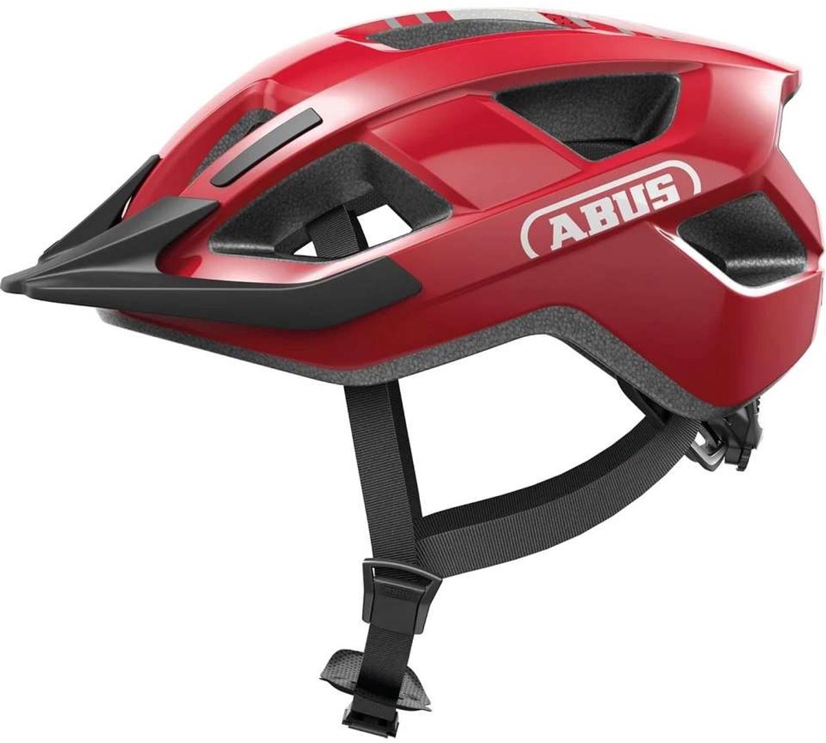 ABUS helm aduro 3.0 led blaze red l 58-62cm