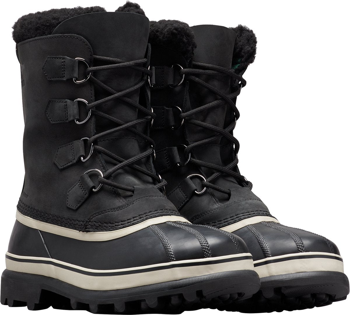 Sorel caribou™ wp men's snowboots - black, dark stone - maat 46