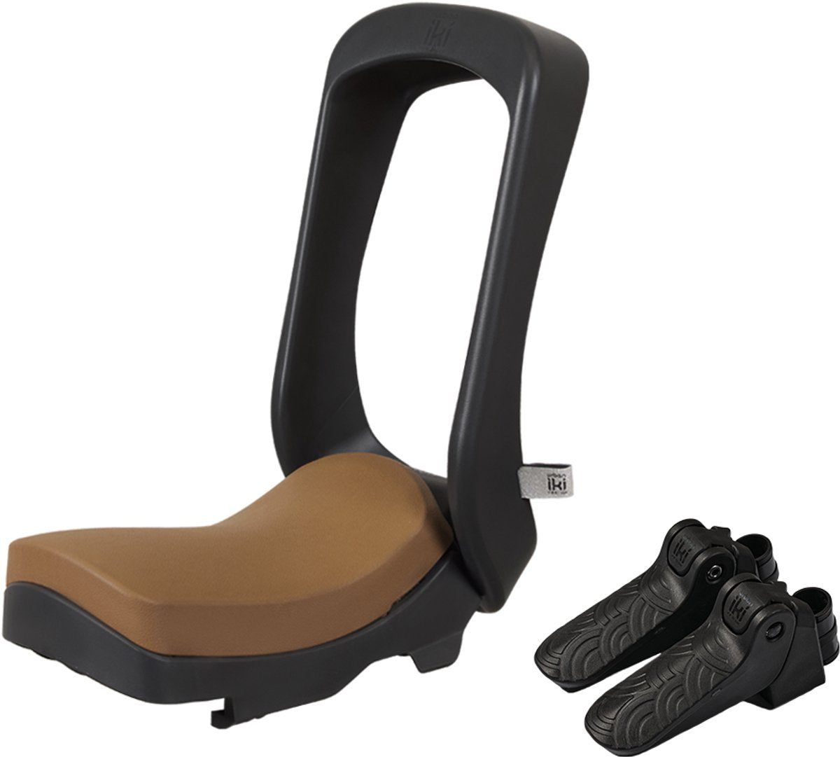 Urban Iki junior fietszitje - zonder montagekader - bincho black kurumi brown
