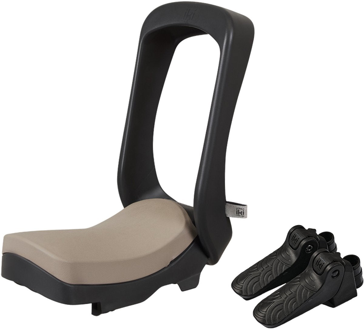 Urban Iki fietsstoeltje junior - bincho black inaho beige - zonder montagekader