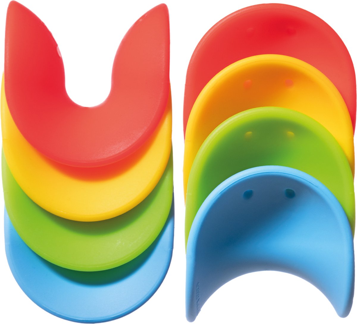 Moluk Ulu set 4 stuks tropische kleuren diam.5,4cm, in doos, 0+