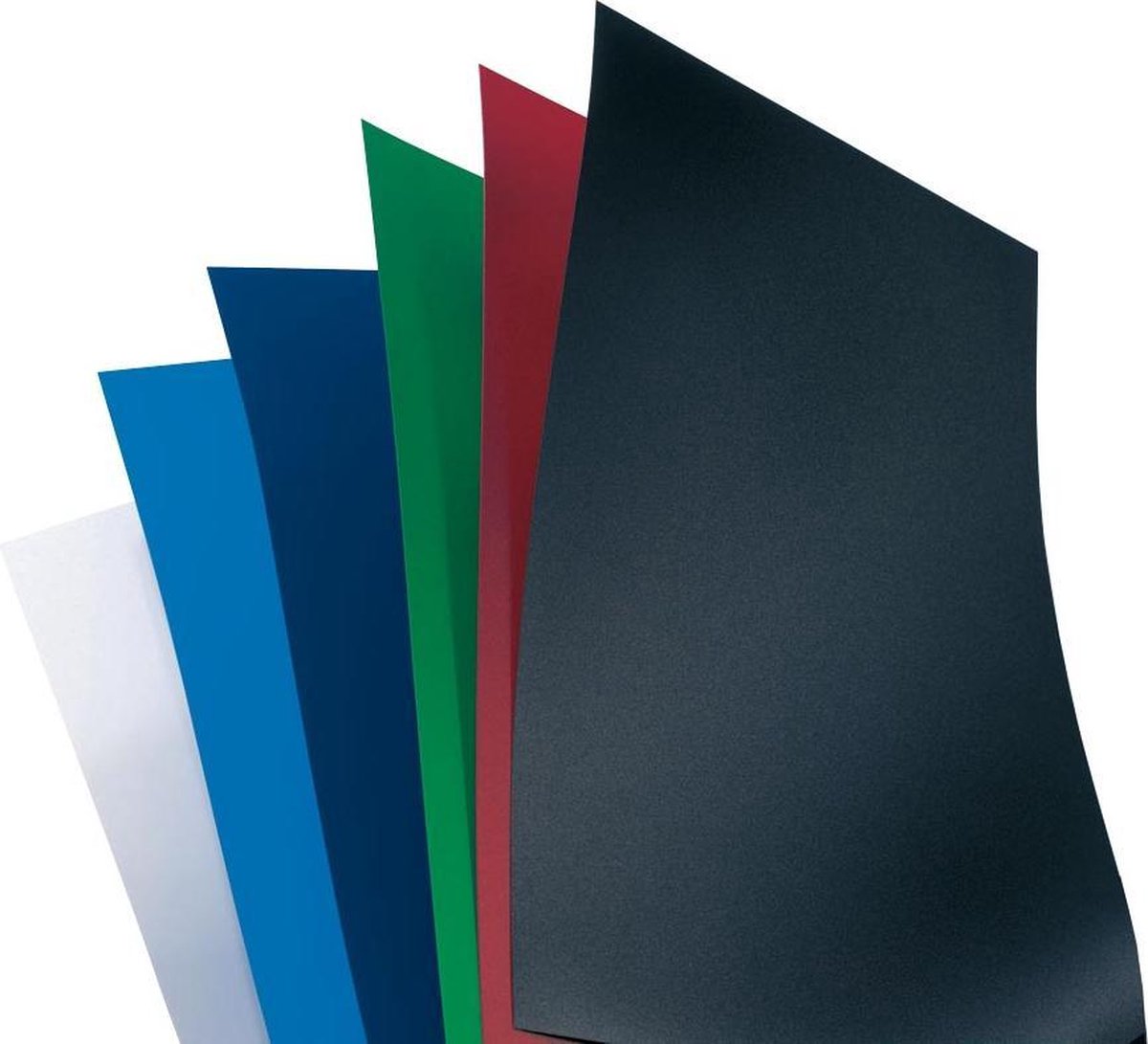 GBC omslag a4 polyopaque 300mic blauw (100)