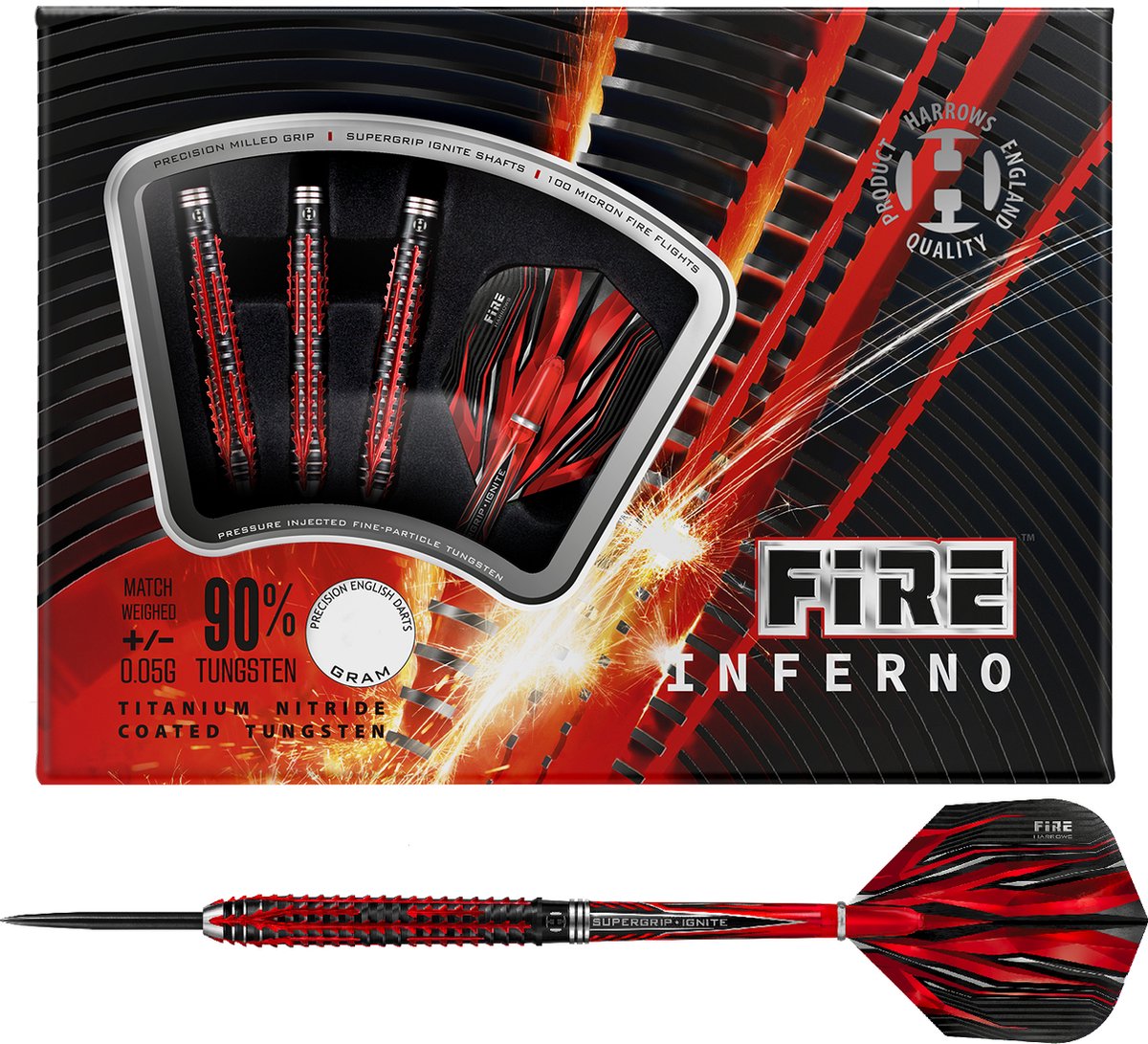 Harrows Fire inferno 90% tungsten 24gr