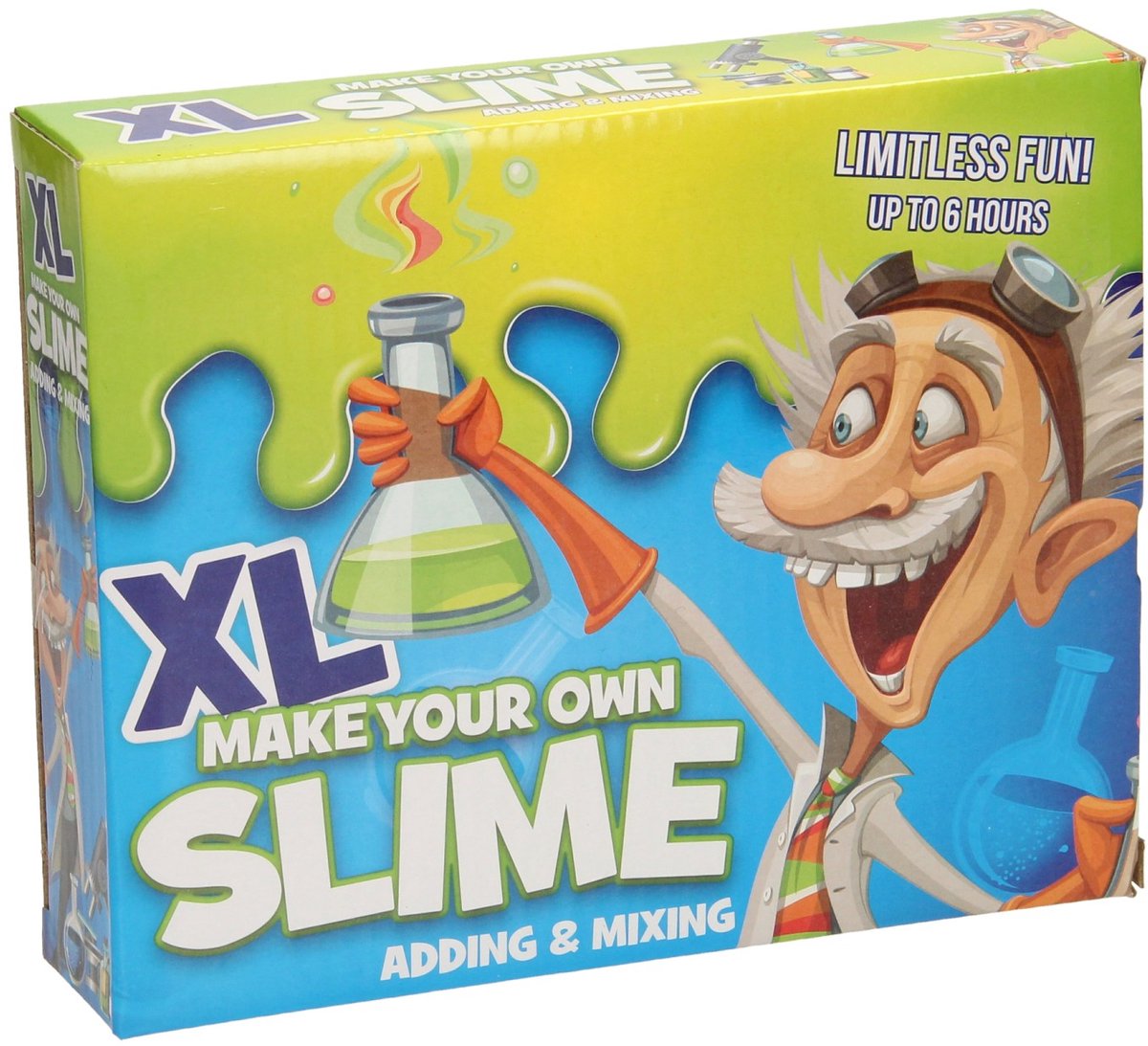 VAN MANEN Professor slime mega fun set- slijm voor kinderen- slijm kit- slijm pakket- groot slijm pakket-
